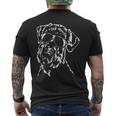 Giant Schnauzer Cool Sunglasses Dog T-Shirt mit Rückendruck