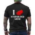 Saying Hannover Hagenburg I Love Steinhuder Meer T-Shirt mit Rückendruck