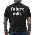 Futuro Milf Divertente T-shirt da uomo con stampa posteriore