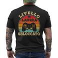 Gadget Laurea Uomo Livello Laurea Sbloccato Festa Di Laurea T-shirt da uomo con stampa posteriore