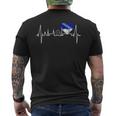 Gelsenkirchen Skyline Heartbeat Fan Heart Love Ruhrgebiet S T-Shirt mit Rückendruck