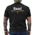 Ghana Ghanese Compleanno Kwasi T-shirt da uomo con stampa posteriore