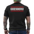 Ghesboro Scritte In Dialettoeneto Divertenti Ghe Sboro T-shirt da uomo con stampa posteriore