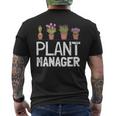 Giardino Impianti Giardinaggio Hobby Giardiniere T-shirt da uomo con stampa posteriore