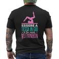 Ginnasta Ginnastica Essere A Testa In Giù È La Mia Normalità T-shirt da uomo con stampa posteriore
