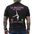Ginnastica Artistica La Palestra Mi Chiama E Io Devo Andare T-shirt da uomo con stampa posteriore