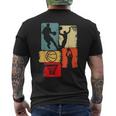Giocatore Di Basket Pallacanestro Ragazzo Bambino Uomo T-shirt da uomo con stampa posteriore