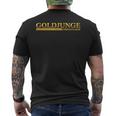 Golden Young Lettering T-Shirt mit Rückendruck