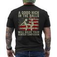 A Good Kick In The Balls Will Solve Your Gender Confusion Men's T-shirt Back Print