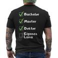 Graduation For Promotion Checklist T-Shirt mit Rückendruck