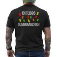 Gummy Bears Ich Liebe Gummärchen T-Shirt mit Rückendruck