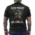 Guten Morgen Morgenmuffel Yorkshire Terrier T-Shirt mit Rückendruck