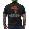 Haile Selassie Citazione Rastafarian T-shirt da uomo con stampa posteriore