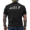 Handball Evolution For Handball Fans T-Shirt mit Rückendruck