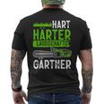 Hard Hardener Landscape Gardening Hobby Gardener T-Shirt mit Rückendruck