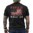 Harris Walz 2024 For President Kamala Harrisp Tim Waltz T-Shirt mit Rückendruck