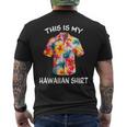 This Is My Hawaiian Tropical Luau Costume Party Hawaii Men's T-shirt Back Print