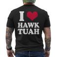 I Heart Hawk Tuah T-shirt da uomo con stampa posteriore