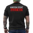 With Hinten Steht Auch Wat T-Shirt mit Rückendruck