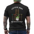 Hobbygärtner Leiterom Rechenzentrum Gärtner Garten Slogan T-Shirt mit Rückendruck