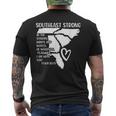 Hurricane Strong Southeast Strong Pray For North Carolina Men's T-shirt Back Print