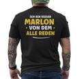 Ich Bin Dieser Marlon T-Shirt mit Rückendruck