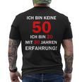 Ich Bin Keine 50 Jahre Ich Bin 20 Mit 30 Jahre Erleben I'm Not 50 Years I'm 2 T-Shirt mit Rückendruck