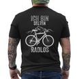 Ich Bin Rten Radlos I'm Rare Radlos T-Shirt mit Rückendruck