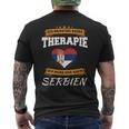 Ich Brauche Keine Therapie Ich Muss Nur Nach Serbien T-Shirt mit Rückendruck