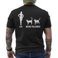 Ich Und Meine Follower Cat Kitten Cat T-Shirt mit Rückendruck