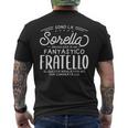 Idea Regalo Per Fratelli Divertenti Per Una Sorella T-shirt da uomo con stampa posteriore