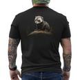 Iltise Waldiltis Puppy Ratz Forest Fiss Iltis T-Shirt mit Rückendruck