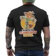 I’M With The Scarecrow Squad Halloween Hilarious Men's T-shirt Back Print