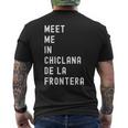 Incontriamoci A Chiclana De La Frontera Andalusia Spagna T-shirt da uomo con stampa posteriore