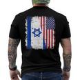 Israel Usa Flag T-Shirt mit Rückendruck