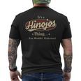 It's A Hinojos Thing You Wouldn't Understand Men's T-shirt Back Print