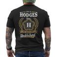 It's A Hodges Thing You Wouldn't Understand Personalized Last Name Hodges Family Crest Coat Of Arm Men's T-shirt Back Print