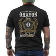 It's An Ohayon Thing You Wouldn't Understand Personalized Last Name Ohayon Family Crest Coat Of Arm Men's T-shirt Back Print