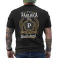 It's A Pagliuca Thing You Wouldn't Understand Personalized Last Name Pagliuca Family Crest Coat Of Arm Men's T-shirt Back Print