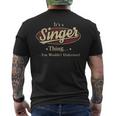 It's A Singer Thing You Wouldn't Understand Men's T-shirt Back Print