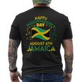 Jamaica 62Nd Independence Day Jamaican Pride Jamaica Flag Men's T-shirt Back Print