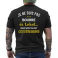 Je Ne Suis Pas Bourré De Talent Alcool Humour T-shirt imprimé au dos