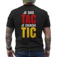 Je Suis Tac Je Cherche Tic Duo Tic Et Tac Deguisement Deux T-shirt imprimé au dos