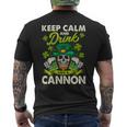 Keep Calm And Drink Like A Keep Calm And Letcannon Handle It Men's T-shirt Back Print