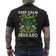 Keep Calm And Drink Like A Keep Calm And Letferraro Handle It Men's T-shirt Back Print