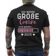 Kinder Ich Werde Große Cousin 2025 Große Cousin Geladen 2025 T-Shirt mit Rückendruck