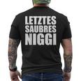 Last Saubres Niggi Ossi Estdeutsch Dialect Ossi Sächsisch T-Shirt mit Rückendruck