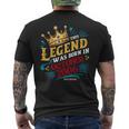 A Legend Was Nell'ottobre 2006 Fantastico Uomo Ragazzo Compleanno T-shirt da uomo con stampa posteriore