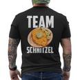 Lieblingsessen Team Schnitzel T-Shirt mit Rückendruck