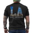 Los-Angeles California La Skyline Pride T-Shirt mit Rückendruck